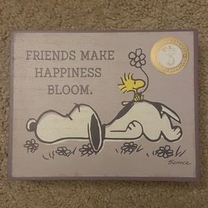 Snoopy Friendship Sign